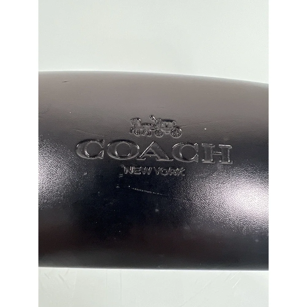 Coach Eyeglass Case Black Hard Shell Sunglasses Holder New‎ York
